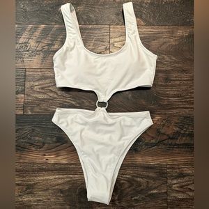 White bathing suit